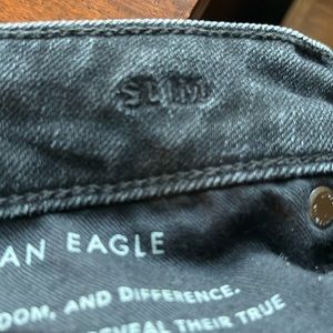 COPY - American Eagle next level flex slim cut black jeans